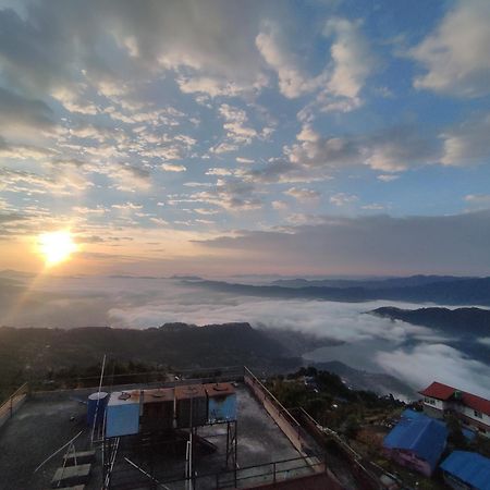Sarangkot Hotel New Galaxy Pokhara Bagian luar foto