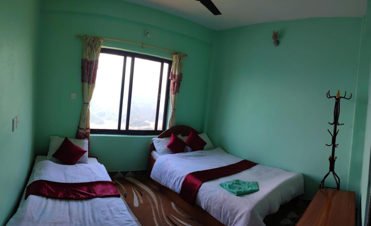 Sarangkot Hotel New Galaxy Pokhara Bagian luar foto