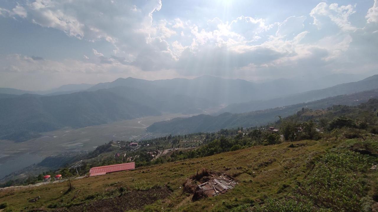 Sarangkot Hotel New Galaxy Pokhara Bagian luar foto